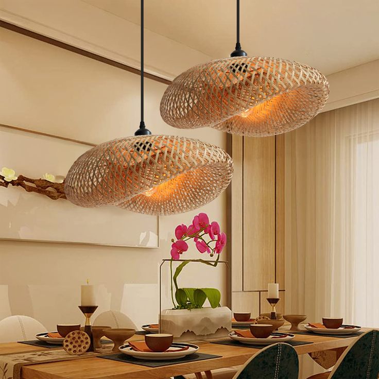 CAIRO 60 LAMPARA BAMBU 60X40X18 Grass