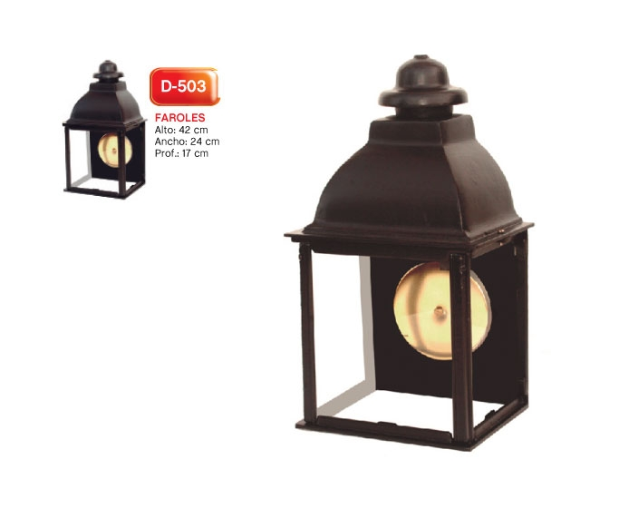 medio farol ferroviario grande Blanco/Negro Sudeal