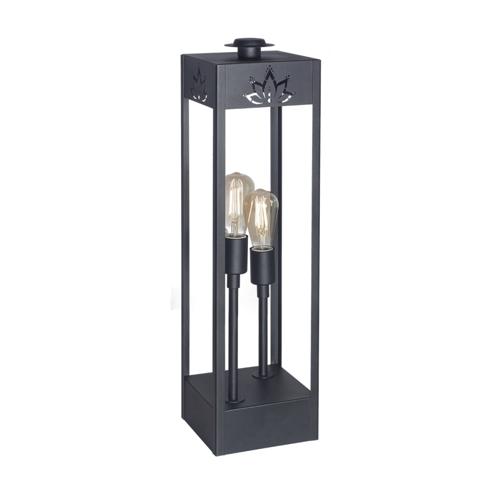 Fanal Electrico de pie 2L E27 69,5x19x19cm San Justo