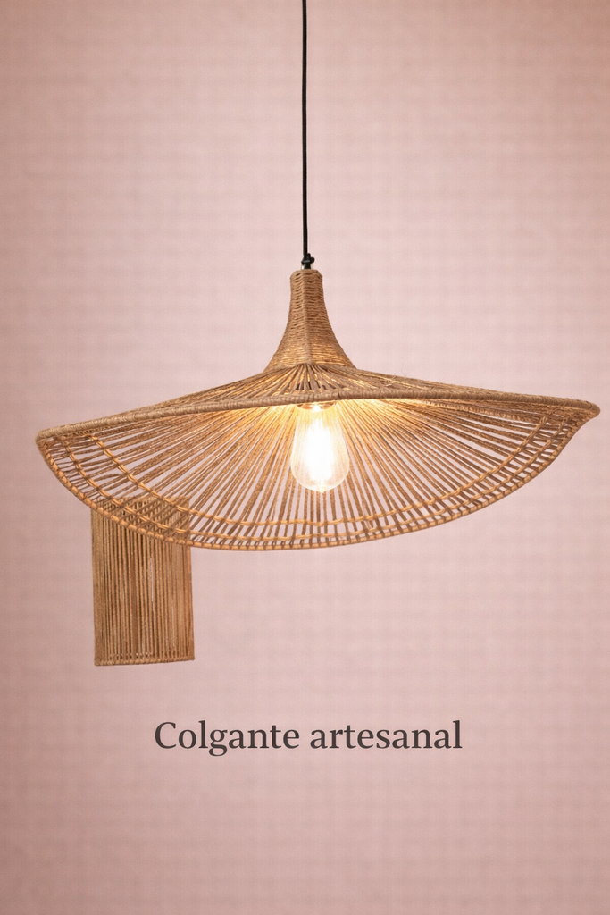Colgante Flor 70cm Acacia Luz Calida