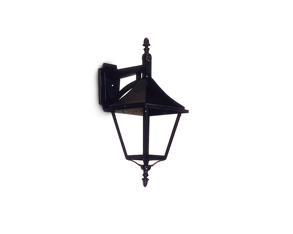 Farol cuadrado c/ménsula invertida Aluminio 600x350x320 E27 80/A FW