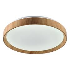 Plafon simil madera 60w 50cm dinámico c-control Electrolamp