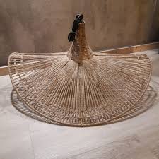 Colgante yucca 60x28 marron Luz Calida