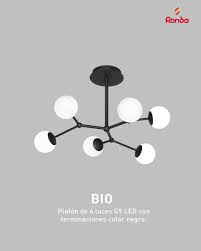 LINEA BIO  PLAFON 6 LUCES g-9 Ronda