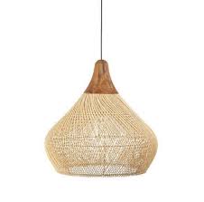 Colgante de Ratán Volkan 60×60 grass