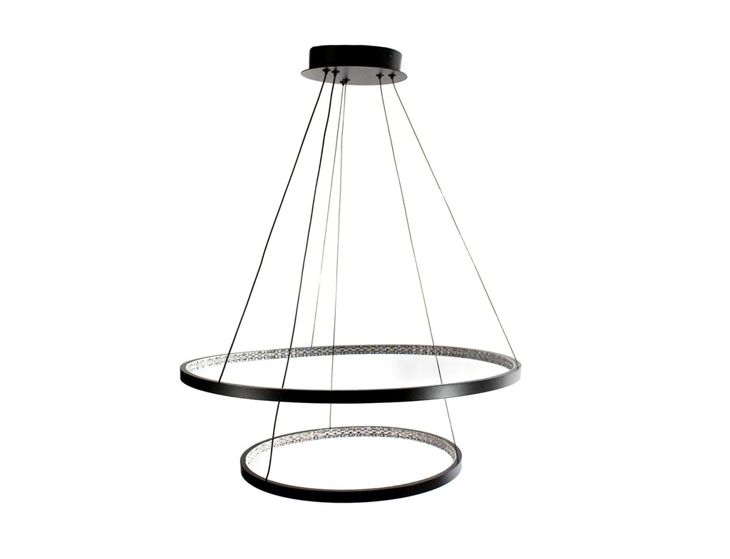 Lámpara colgante con strass Urbana 60xh150cm ag