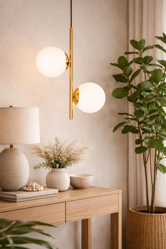 Lámpara colgante Glass 2 luces MEDIDA: 34×40,5 cm urbana