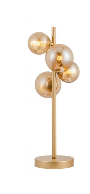 Velador globo oro Alom