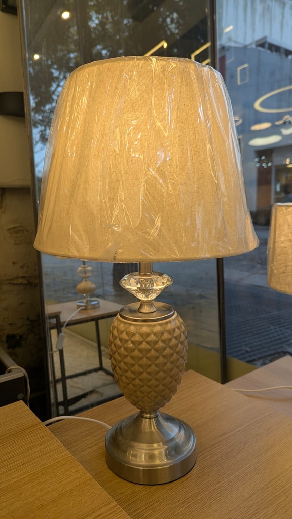Velador ceramica urbana piña natural Ag