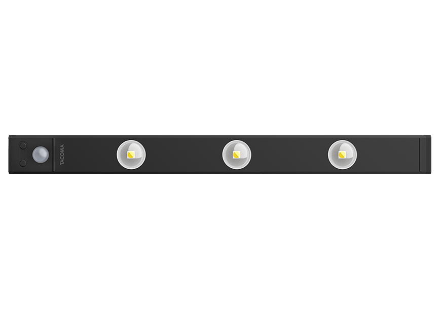 Bajo mesada negro led click 12w 60cm 3CCT Switch Sensor de encendido por barrido de mano tacoma