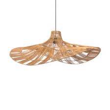 Colgante Galip ratan 80x75x30 Grass
