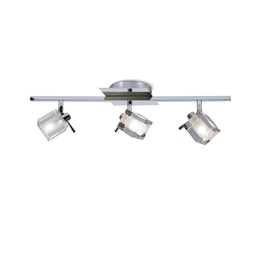 [4937-68-cro] Sistema recto DELTA IV  3 luces Ronda