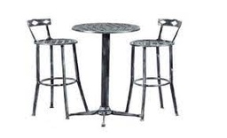 [JJ-011-75-neg] Juego Artístico "Bar"  Mesa y banqueta Sudeal