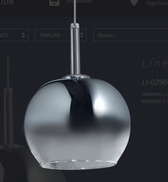 [LI-0290-1-80-cro] COLG. ATENAS Ø13 1 Luz Vignolo