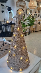 [noel-tejido-0.70-44] Arbol tejido chico 70cm Luz cálida c/luces