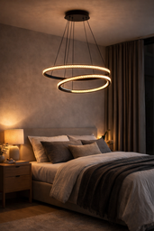 [n113-218] Lámpara colgante con strass Urbana 60xh150cm