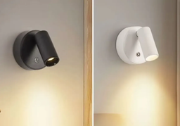 Aplique recargable direccionable bco o negro Aura