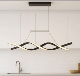 [PZE-D205N-63] Colgante ondas 40watts negro Alom